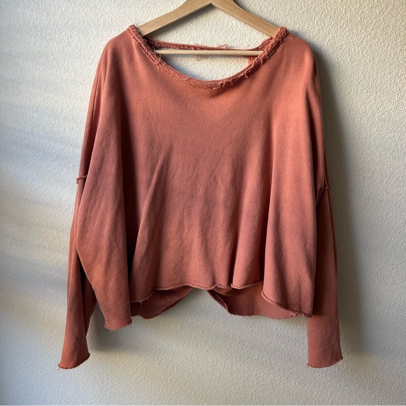 Aerie Open-Back Sweatshirt - Picture 2 of 11